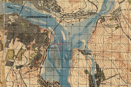В Днепре обнародовали секретные карты города 1942 года